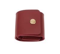 VICASKY bolsa de púa de guitarra bolsa porta púas de guitarra de almacenamiento de púas de a soporte de almacenamiento de plectro portátil recoger cuero pu rojo