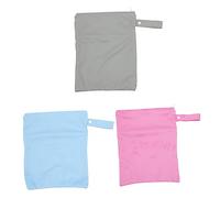 VICASKY Bolsa Húmeda De Gran Capacidad Para Pañales Trajes De Baño Equipo Deportivo Bolsa Seca De Pañales Con 2 Cremalleras Para Viajes