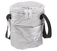 VICASKY Bolsa Térmica Aislante Portátil para Almuerzo Redonda Pequeña Diámetro 13 Cm y Altura 18 Cm Bolsa Térmica de Mano Aislamiento para Picnic Trabajo y Escuela Fiambrera Resistente