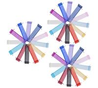 VICASKY Bolsas de Organza Cordón para Joyería y Abanicos, 50 Piezas, Malla Fina, Colores Surtidos, para Almacenamiento y Regalos de Boda Varios estilos