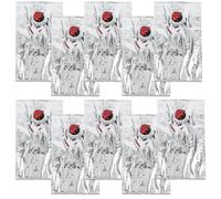 VICASKY Bolsas para Bebidas Rellenables 1l con Boquilla y Válvula Antirretorno, Pack 10 Unidades para Vino Portátil, Contenedores Reutilizables Ideales para Picnic y Reuniones Familiares