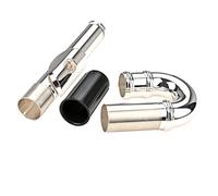 VICASKY Boquilla para Cabeza de Flauta de Metal Duradera Accesorios para Flauta Codo de Repuesto para Hecha Mano
