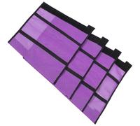 VICASKY Botas de Malla para Patas de Caballo Transpirable Morado, 4 Piezas Protección Antimoscas Barras de Soporte, Accesorio Resistente para Equitación y Cuidado Equino