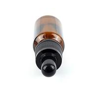 VICASKY Botella De Aceite Esencial Rellenable De Vidrio Con Gotero Botella Vacía Oscura Para Aceites Esenciales Cabezal De Vinilo