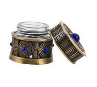 VICASKY Botella de nata recipiente botellas de viaje para artículos de tocador rellenables contenedor loción pequeña crema almacenamiento latas para crema tarro cosmético con tapa tarros cosméticos