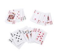 VICASKY Braille Jugando Cartas para Ciegos Tarjetas Portátiles para Personas Mayores Y Discapacitados Visuales para Divertidos Juegos Y Aprendizaje Incluye Marcado Táctil