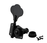 VICASKY Cadena clavijas afinador de bajo clavijero de banjo clave de afinación de guitarra acústica Sintonizadores del lado derecho perillas de cabezas de guitarra eléctrica Black
