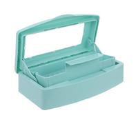 VICASKY Caja de Limpieza para Herramientas de Uñas Material Pp Ligero y Diseño Azul Adecuado para Entusiastas de Manicura en Casa y Técnicos Profesionales