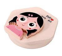 VICASKY Caja De Madera Para Dientes De Leche Recuerdo Infantil Almacenamiento De Dientes Perdidos Para Niñas Años Diseño Encantador Para Memorias Especiales