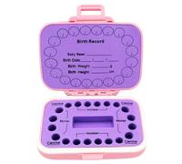 VICASKY Caja De Recuerdos De Dientes De Almacenamiento Higiénico Perfil y Pinzas Para Guardar Dientes Perdidos
