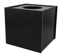 VICASKY Caja de Rifa Fácil de Operar Diseño Opaco en Pvc Negro para Sorteos Adecuado para Eventos de Empresa y Bodas