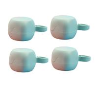 VICASKY Caja Para Guardar Chupetes 4 Portachupetes Pp Saludable Robusta Viaje Regalar