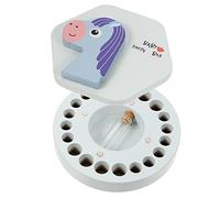 VICASKY Caja para Guardar Dientes de Leche Caja de Recuerdos para Bebés Niña Primer Contenedor para Dientes