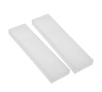 VICASKY Caja Protectora de Plástico Blanco para Raspadores de Lengua Ligera y Segura, 2 Unidades para Uso Diario y Viajes