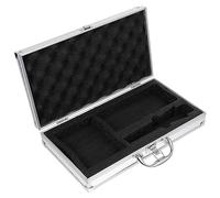 VICASKY Caja valija maletín Maleta maletines Duros para Hombre Safe Box Storage Box Flight Case baul almacenaje Tool Box Estuche de Aluminio maletines Hombres aleación de Aluminio Silver