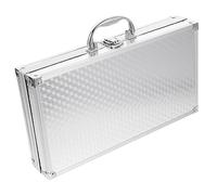 VICASKY Caja Valija Maletín Metálico Caso De Bloqueo Duro Estuche De Viaje para Tatuajes Estuche De Tren De Maquillaje Estuche para Tatuajes Metal Abdominales Puesto De Trabajo Hombre