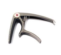 VICASKY Clamp Key Capo Para Guitarra Eléctrica y Clásica Diseño Compacto y Portátil Cambio Rápido De Tonalidad Sin Alterar Afinación Acabado Níquel Negro