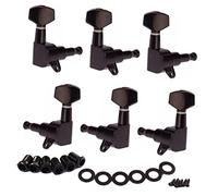 VICASKY Clavijas De Afinación De Guitarra Eléctrica 3l3r Afinadores Sellados Con Bloqueo Juego De 6 Piezas Para Guitarras Eléctricas y Acústicas Fácil Instalación Incluye Tornillos y Casquillos