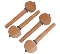 VICASKY Clavijas de Afinación de Madera para Violonchelo, Paquete de 4 Piezas, Ajuste Suave sin Rebabas, Accesorio Funcional para Partes de Violonchelo
