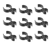 VICASKY Clips de Seguridad para Botellas de Champán, Abrazaderas Individuales de Plástico, Soporte Antigoteo para Velas de Cumpleaños, 24 Piezas, Uso para Fiestas y Ambientación