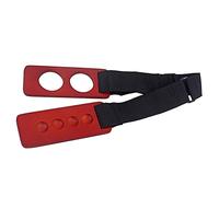 VICASKY Cojín Antideslizante Para Cello Soporte De Punta De Madera Protector De Suelo Para Instrumentos Musicales Diseño Elegante Negro y Rojo