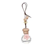 VICASKY Colgante de Perfume de Vidrio 6ml Difusión de Aroma para Coche, Accesorio Decorativo Creativo para Retrovisor
