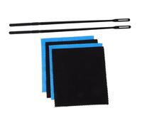 VICASKY Combinación de Paño y Varilla de Limpieza para Flauta Kit de Varillas Limpiadoras y Paños de Limpieza para Flauta Travesera Herramienta para Instrumentos de Viento