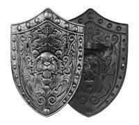 VICASKY Conjunto de Escudo Y Espada de Caballero: 2 Piezas de Accesorios de Disfraz de Armadura Medieval para Niños - Juguete Romano Realista para Niños Y Niñas, Ideal para Fiestas de Disfraces de