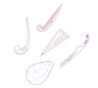 VICASKY Conjunto de Reglas de Costura de Plástico Alta Precisión y Escala Clara, Adecuado para Corte Manual y Confección de Ropa, Herramienta Multiusos para Patronaje