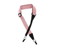 VICASKY Correa Práctica para Ukelele Material de Microfibra y Algodón Color Rosa sin Perforaciones Fácil de Llevar y Estilo Moderno para Hombro