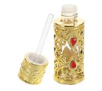 VICASKY Crea tu propia fragancia 3 ml botella dorada recargable elegante contenedor de perfume de viaje