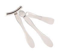 VICASKY Crema de ojos de 3 piezas, rodillo de belleza facial, crema para debajo de los ojos, crema para masaje de ojos, cuchara, cuchara de masaje de ojos, cuchara de maquillaje