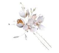 VICASKY Cristal en forma de U Horquilla Dama de honor Novia Horquillas Decorativas Boda Sé Accesorios Estilo Simple Soltero Accesorios De Pelo De Rhinestone Flor Metal Rhinestone Plástico