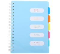 VICASKY Cuaderno de Notas Fácil de Pasar Páginas con Cubierta Firme y Espiral, 120 Páginas de Papel Resistente Adecuado para Escritura Creativa y Bocetos en Casa