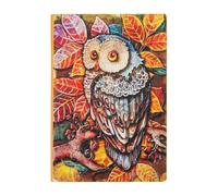 VICASKY Cuaderno de Notas Tapa Viaje A5, Cuero y Papel, Búho, para Dibujo y Escritura Creativa, Estilo Vintage Elegante, para Familias y Compañeros