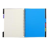 VICASKY Cuaderno y Diseño Clásico, Portátil y Práctico Clasificador Espiral de 105 Hojas Cubierta Plástica Color Aleatorio Varios estilos para Varios estilos