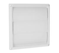 VICASKY Cubierta Decoracion Verano de Ventilación Exterior de Plástico Blanco Aletas Práctica y Fácil de Instalar para Aire Acondicionado y Secadora
