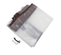 VICASKY Cubierta para Gallinero de Invierno y Anti-desgarro de PE con Cuerda y Bridas, Protección Total para Jaulas de Aves en Exteriores Durante Invierno