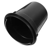VICASKY Cubo de 5l Extraíble Negro Interior de Basura de Plástico Asa, Redondo Papelera Reciclaje Práctica y Resistente para Uso en Interiores y Exteriores