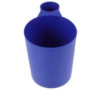 VICASKY Cuchara Limpia Piscinas de Plástico Mango Azul Decoracion Verano | Herramienta de Limpieza de Piscinas, Remueve Residuos y Químicos, se Adapta al Contorno, Uso Manual