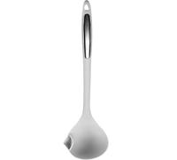 VICASKY Cuchara Separadora de Grasa de Silicona y Acero Inoxidable, Utensilio Fácil de Limpiar para Filtrar Aceite y Sopa en Cocina Doméstica
