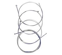 VICASKY Cuerdas Zhongruan de Repuesto Accesorio Duradero 4 Piezas en Acero y Plata Diseño Fácil de Reemplazar para Instrumentos Tradicionales