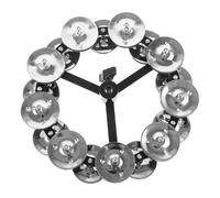 VICASKY Cymbal Hihat Doble Tambourine Para Batería Accesorio De Percusión Placas De Mejora Tu Expresión Musical
