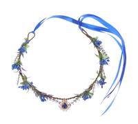 VICASKY Diadema de hadas del bosque, corola de flores de elfos, hojas, cosplay, flores, diademas para mujer, tocado para sesión de fotos, accesorio de Halloween