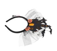 VICASKY Diadema Material Plástico y Tejido Luminosa de Halloween Diseño 3d de Castillo y Fantasma Accesorios para Cosplay y Celebraciones Nocturnas