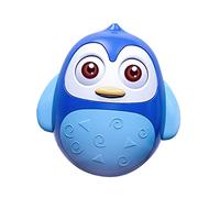 VICASKY Die Glocke rütteln interaktives Penguin lauch Kuscheltier Babys Toy Pille Rasselbecher Kinderbecher Wackelbecher Kunststoff Blue
