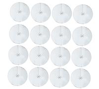 VICASKY Discos para Velas De Cera De Abeja 100 Unidades, Prácticos y Portátiles, Color Plateado, Uso para Protección contra Goteo Limpieza De Oídos, Livianos y Reutilizables