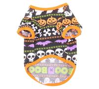 VICASKY Disfraz de Perro Práctica y Fácil de Poner para Halloween para Diseño de Calabaza Camiseta de Poliéster y Adecuado para Actividades al Aire Libre y Fotografía Actividades al Aire