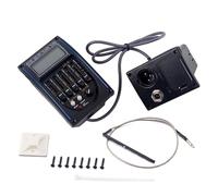 VICASKY Ecualizador De Guitarra Pickup De Bandas Afinador Manual y Automático Preamp para Acústicas y Clásicas Sin Batería