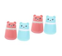 VICASKY Envases Para Polvos De Talco 4 Piezas Caja De Puff De Powder Puff Caja De Soplo De Talco Para Tarro De Polvo Contenedor De Soplo De Polvo De Uso Doméstico Cajas De Hojaldre Esponja Sintética